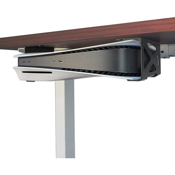 Monzlteck PS5 Under Desk Holder with Space Saving