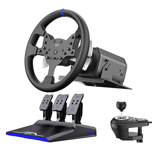 PXN-V99 Racing Wheel with Force Feedback and Pedal