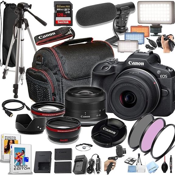 Canon EOS R100 Mirrorless Camera Kit (Renewed)
