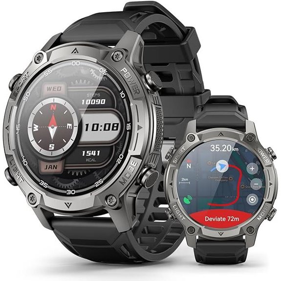 AI Smart Watch with GPS AMOLED 21-Day Battery