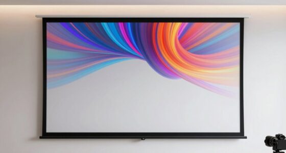 top fixed frame projector screens