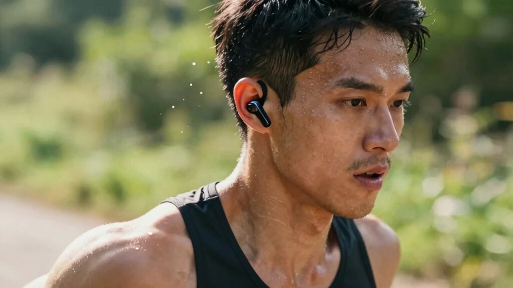 top sweatproof running earbuds