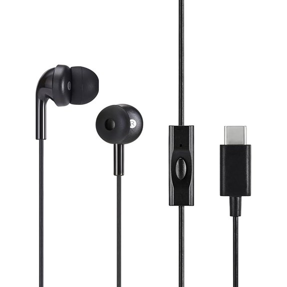 Amazon Basics Wired USB-C Earbuds with Microphone