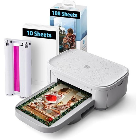 HP Sprocket Studio Plus 4x6 Photo Printer with Ink Bundle