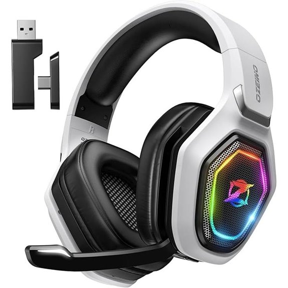 Ozeino Wireless Gaming Headset with Microphone & 40-Hr Battery