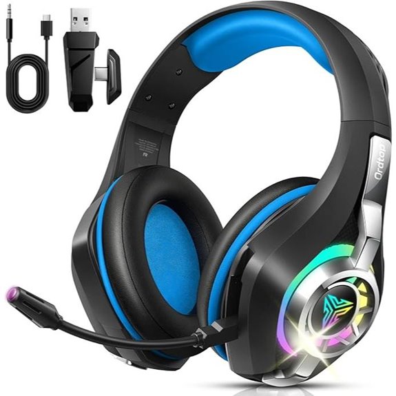 Wireless Gaming Headset for PS5/PS4/PC/Switch/Xbox
