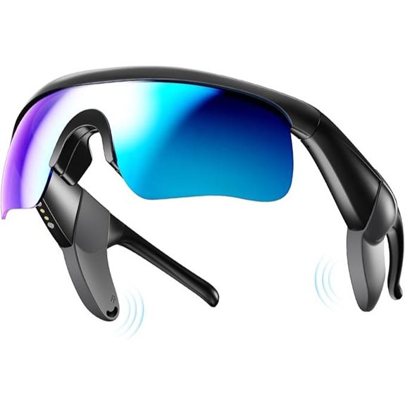 Bluetooth Sunglasses with HD Speakers and Voice Assistant