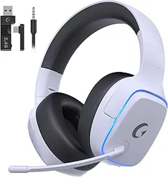 Wireless Gaming Headsets with Noise Canceling Mic