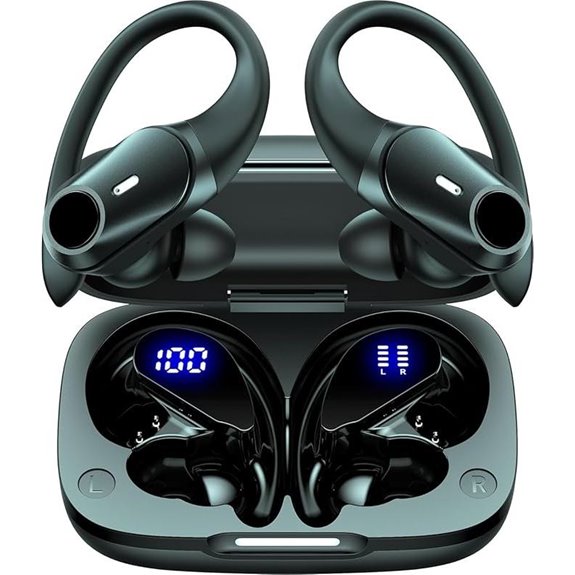 GOLREX Wireless Earbuds with Noise Cancelling & Charging Case
