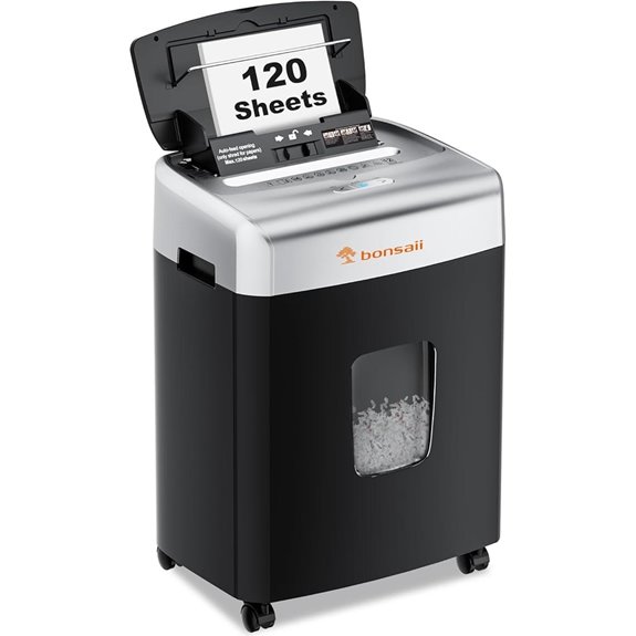 120 sheet micro cut shredder