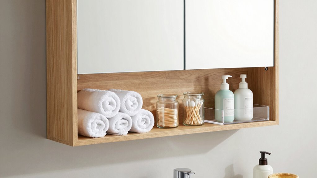 bathroom storage and organization