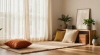 create cozy movement space