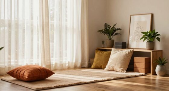 create cozy movement space