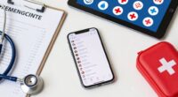 create emergency medical contacts