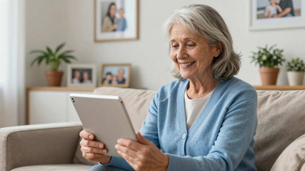 easing senior video call anxiety