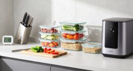 efficient meal prep area