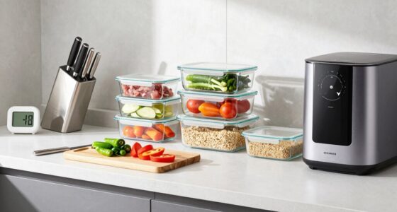efficient meal prep area