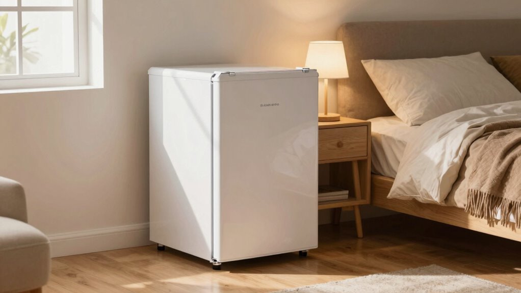 energy efficient quiet mini fridge