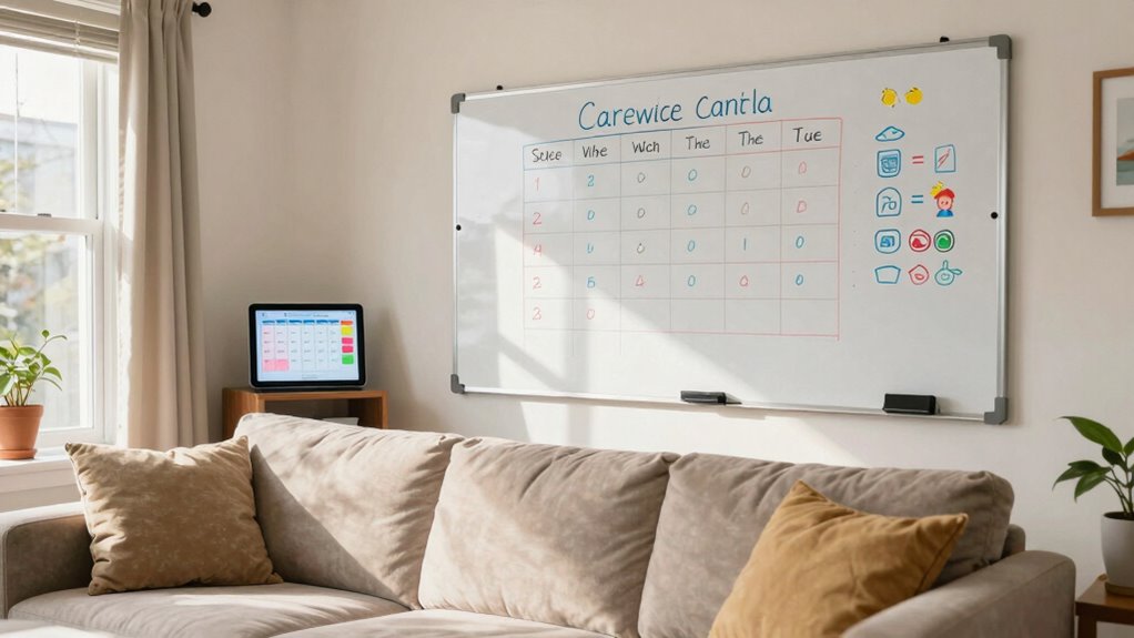 family caregiver schedule visibility