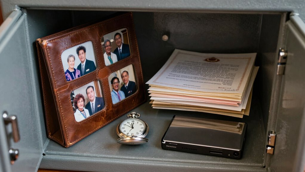 important documents and valuables