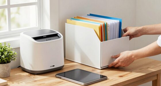 organize and declutter papers