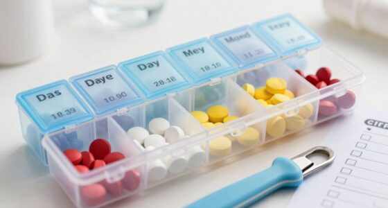 organize medications effectively daily
