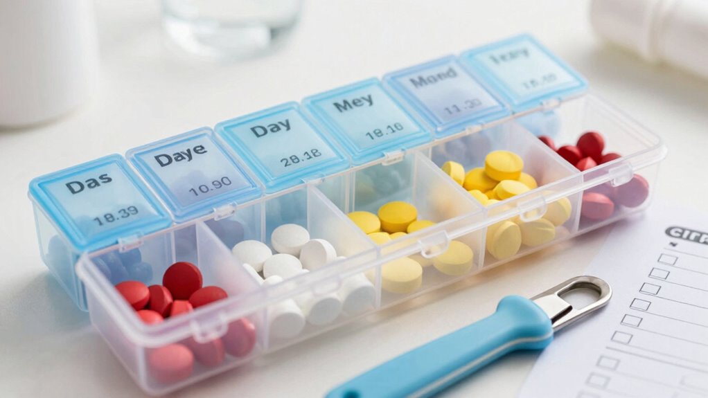 organize medications effectively daily