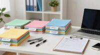 organize papers into plan