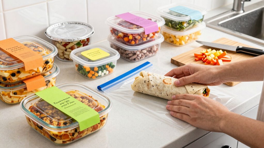organize portion prepare simplify