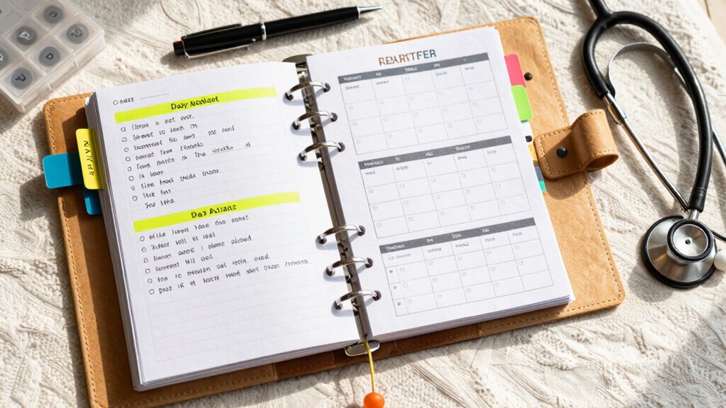 organize track communicate prepare