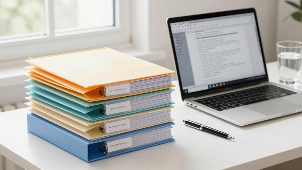 organized caregiving document storage