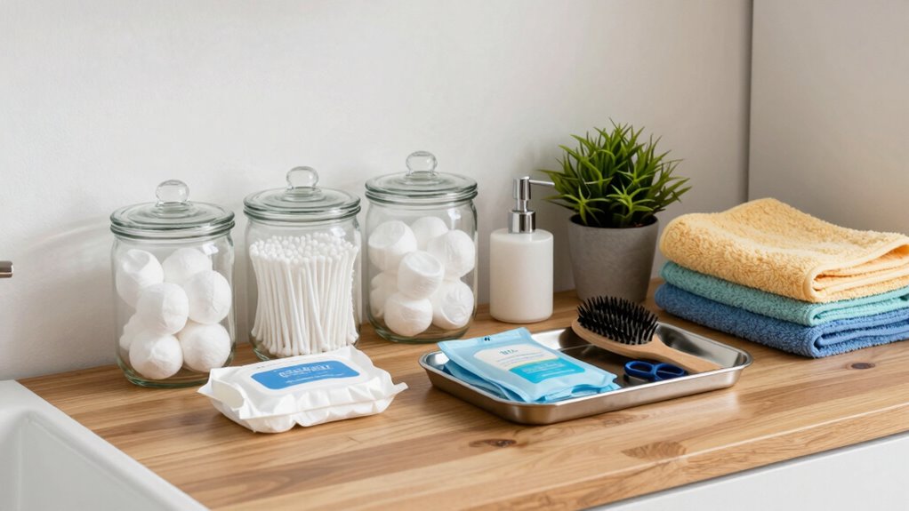 organized home hygiene routine