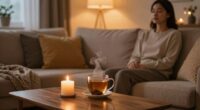 relaxing caregiver evening routine