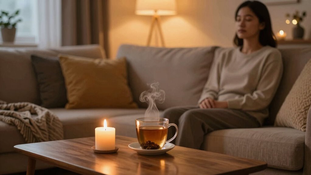 relaxing caregiver evening routine