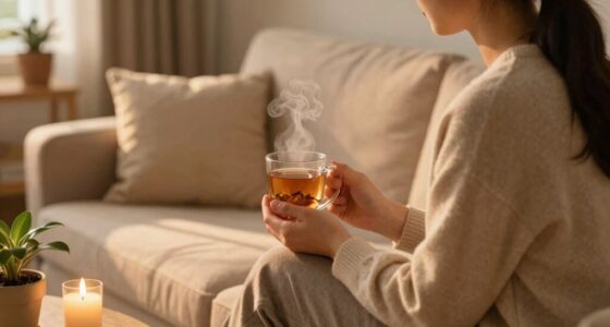 relaxing evening caregiving routine