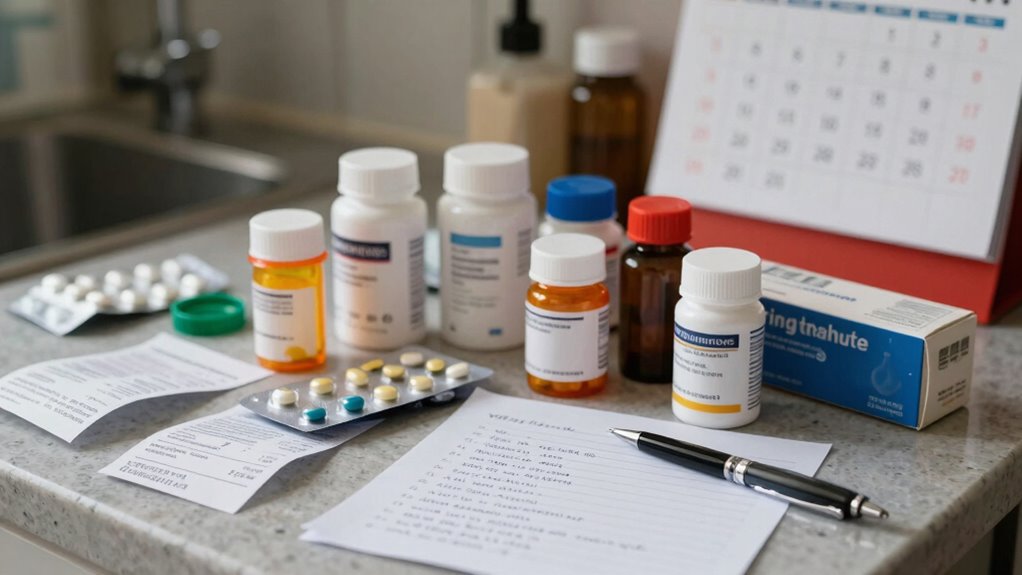 review medication list regularly