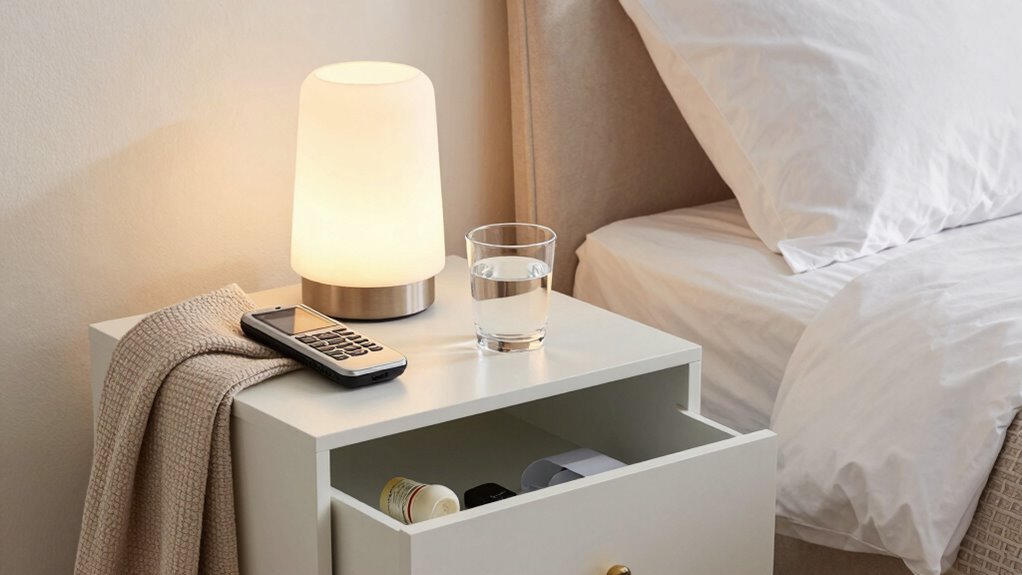safe organized bedside environment