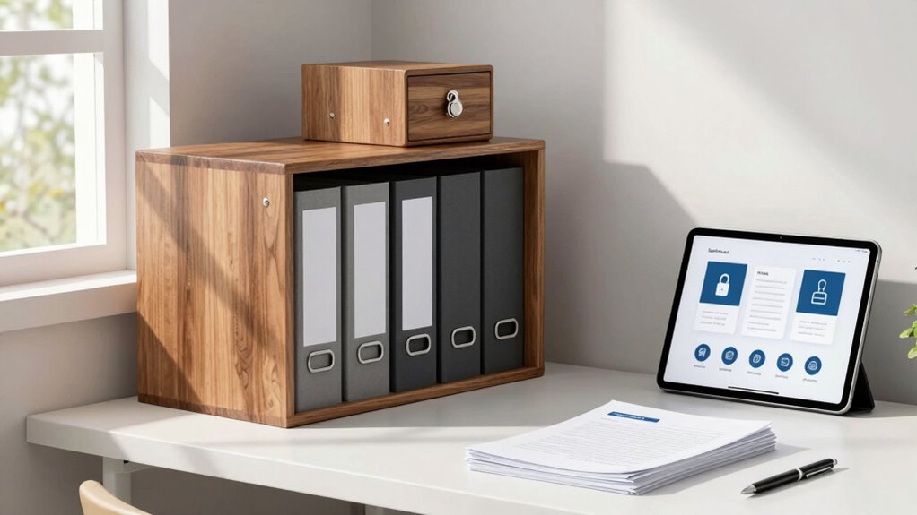 secure family documents access