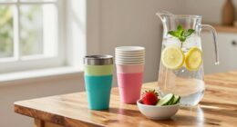 set up easy access drinks