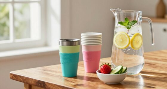 set up easy access drinks