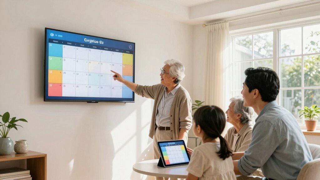shared digital caregiver schedules