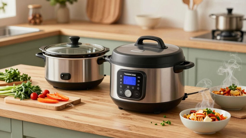slow cookers versus multicookers