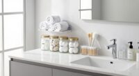 streamlined bathroom organization tips