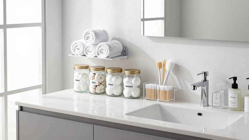 streamlined bathroom organization tips