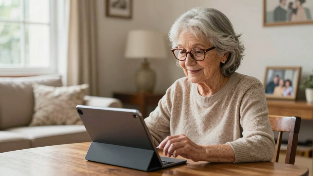 supporting seniors video calls
