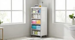 top bathroom storage towers