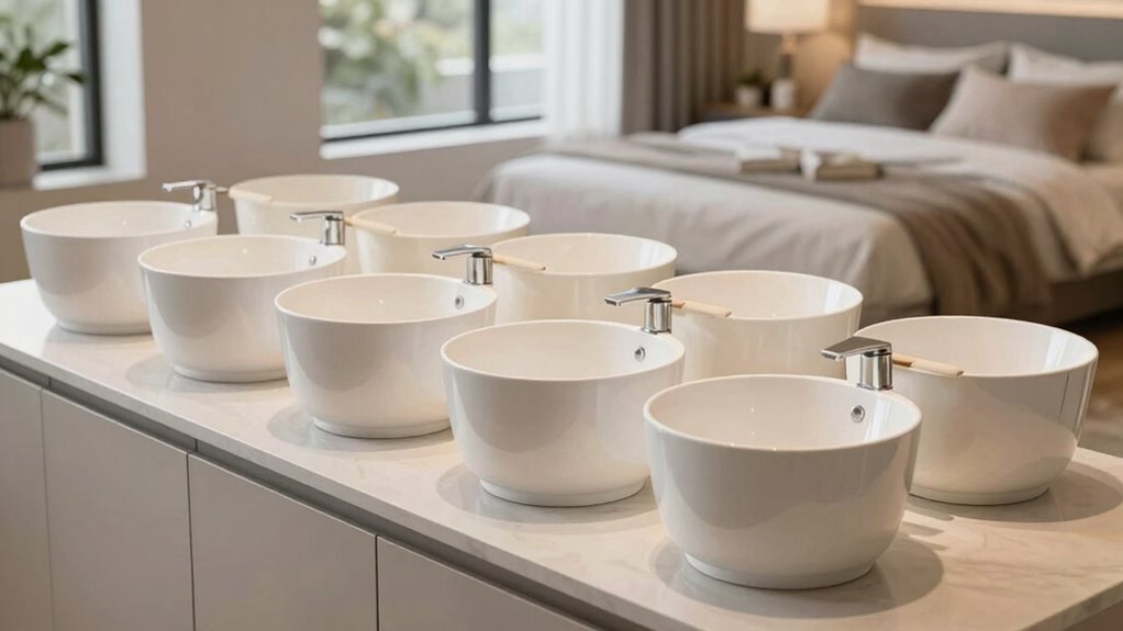 top bedside shampoo basins