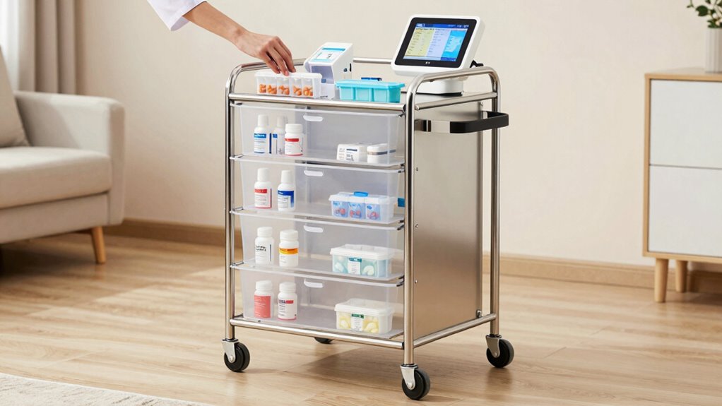 top home care medication carts
