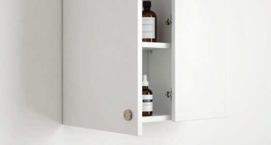 top lockable medicine cabinets