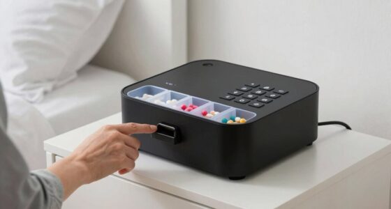 top locked pill dispensers